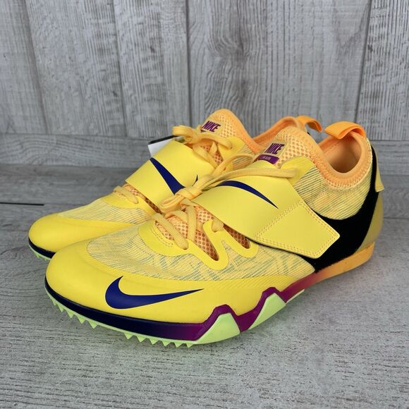 Nike Pole Vault PV Elite Men’s 9 Citron Pulse Volt Ice Track Spikes FZ9649-800 main image 8